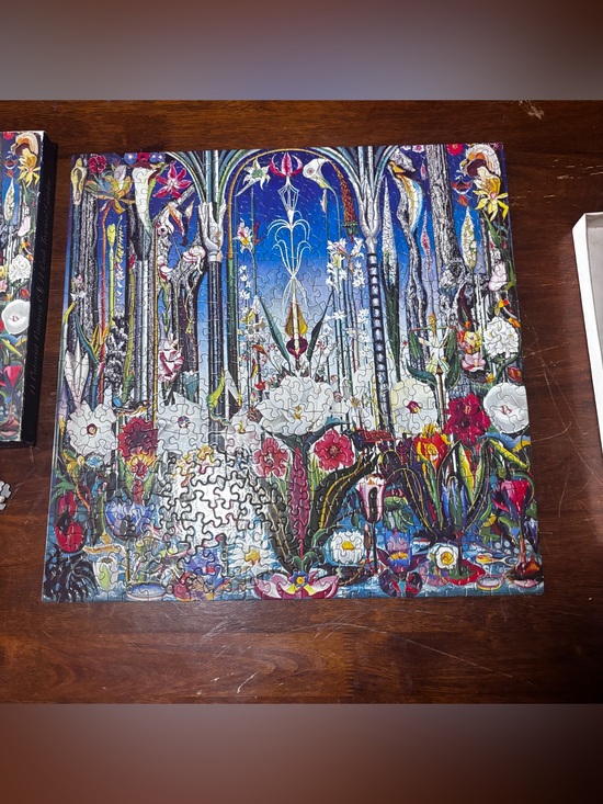 Other - 1968 Vintage Springbok Square Puzzle "FLOWERS" by Joseph Stella COMPLETE RARE